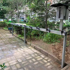 小區(qū)電動(dòng)車充電樁案例